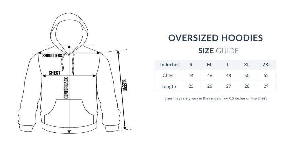"wild wave" oversized unisex hoodie