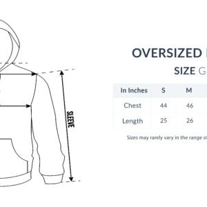 "wild wave" oversized unisex hoodie