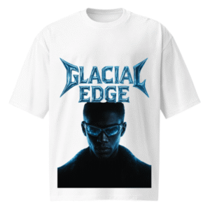 "glacial edge" oversized tee