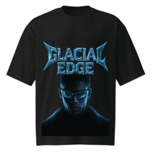 "glacial edge" oversized tee