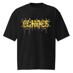 "echoes" oversized tee