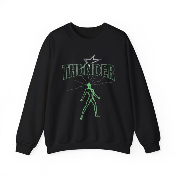 "thunder" black sweatshirt