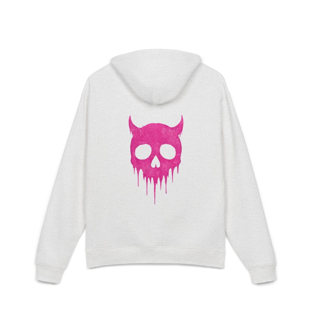 'hell drip" cotton hoodie