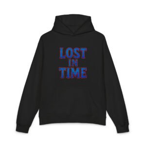 "lost in time" cotton hoodie