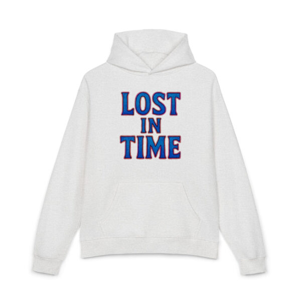 "lost in time" cotton hoodie