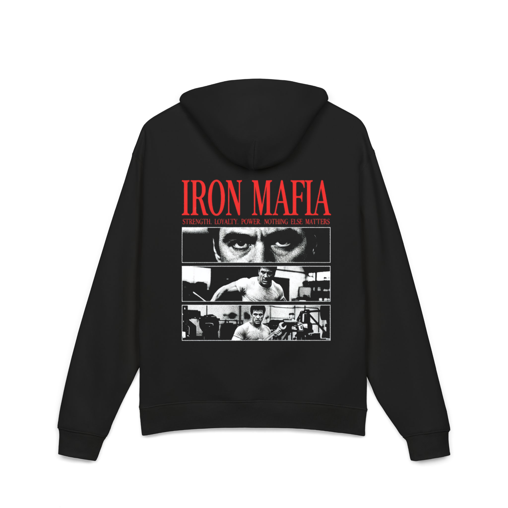 "the gain train" cotton hoodie