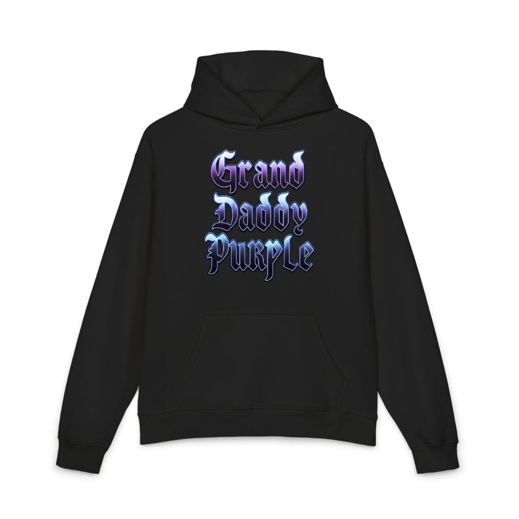 "grand daddy purple" cotton hoodie