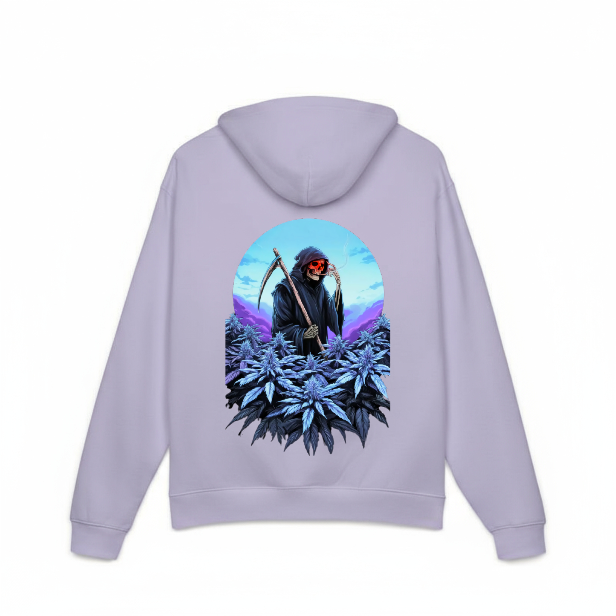 "grand daddy purple" cotton hoodie