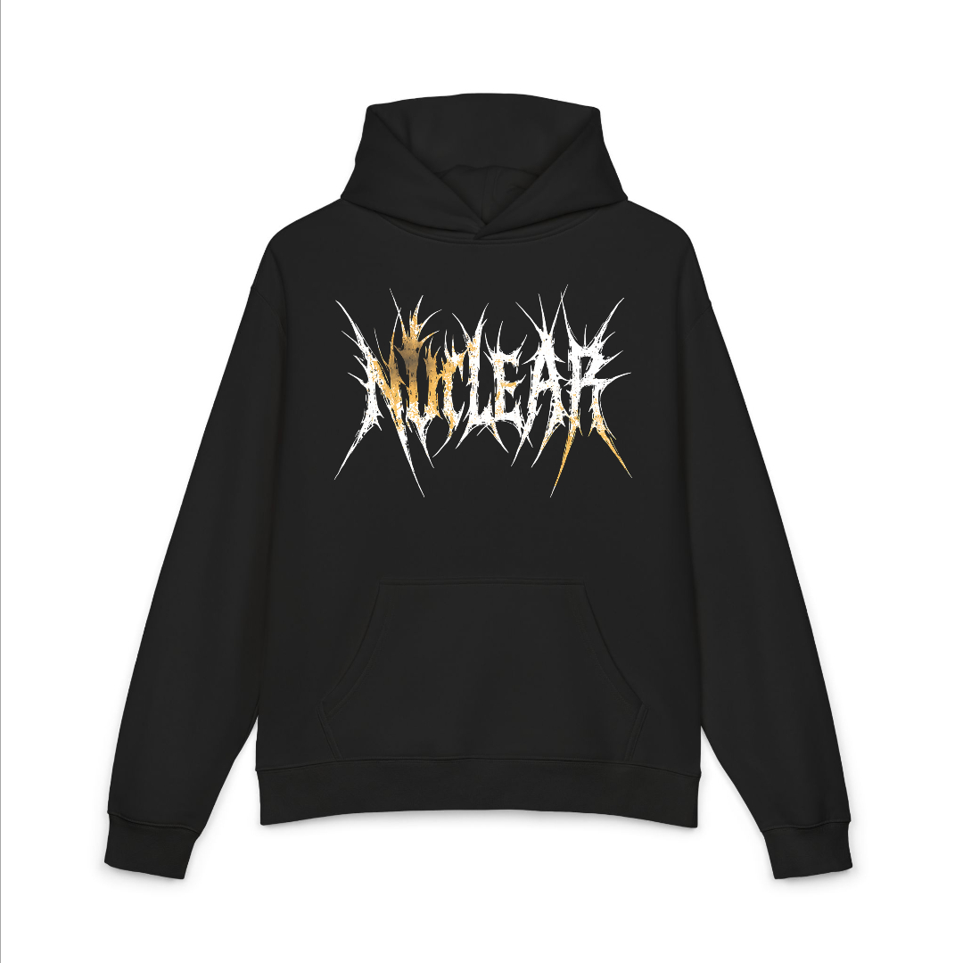 "nuclear" black hoodie