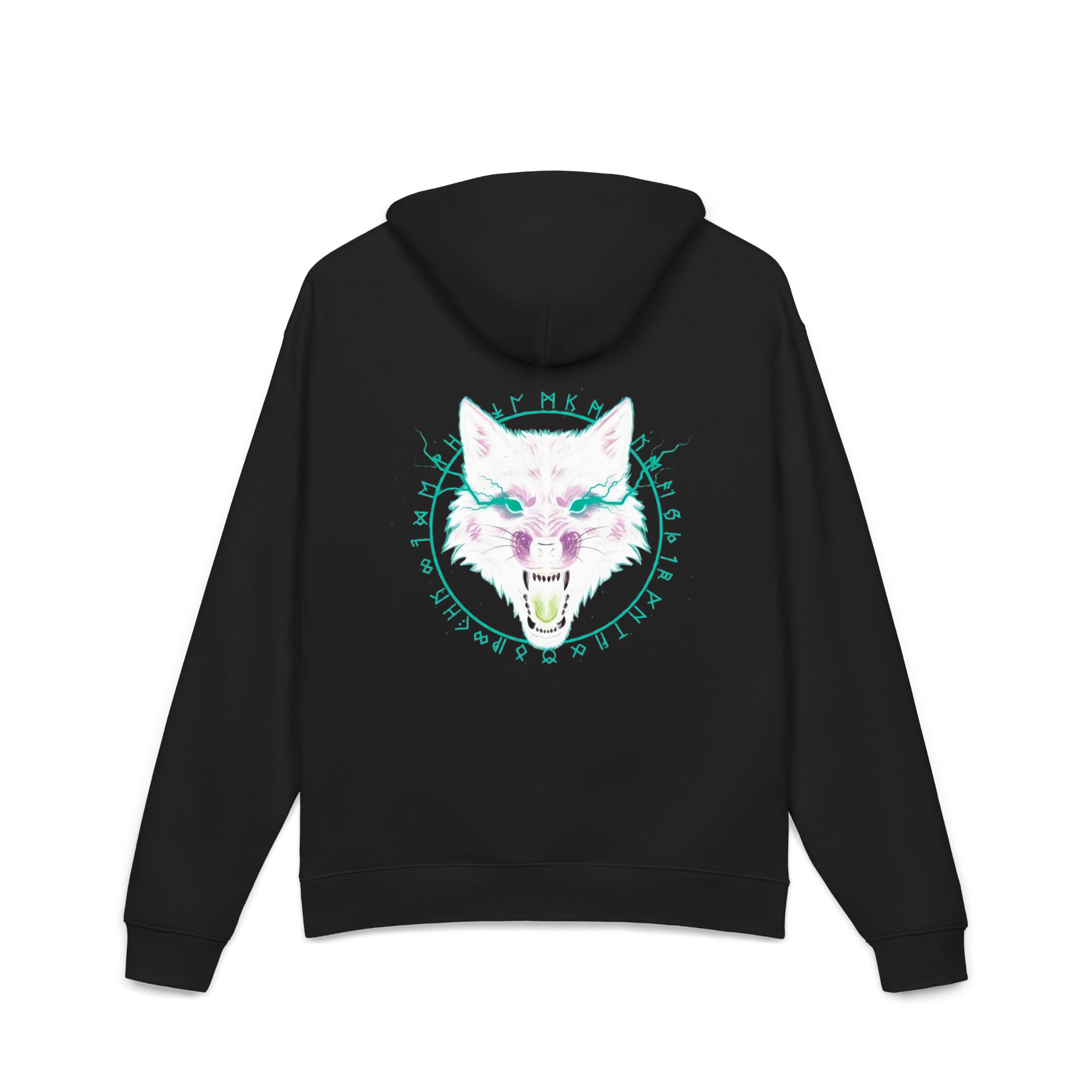 "luner howl" black hoodie