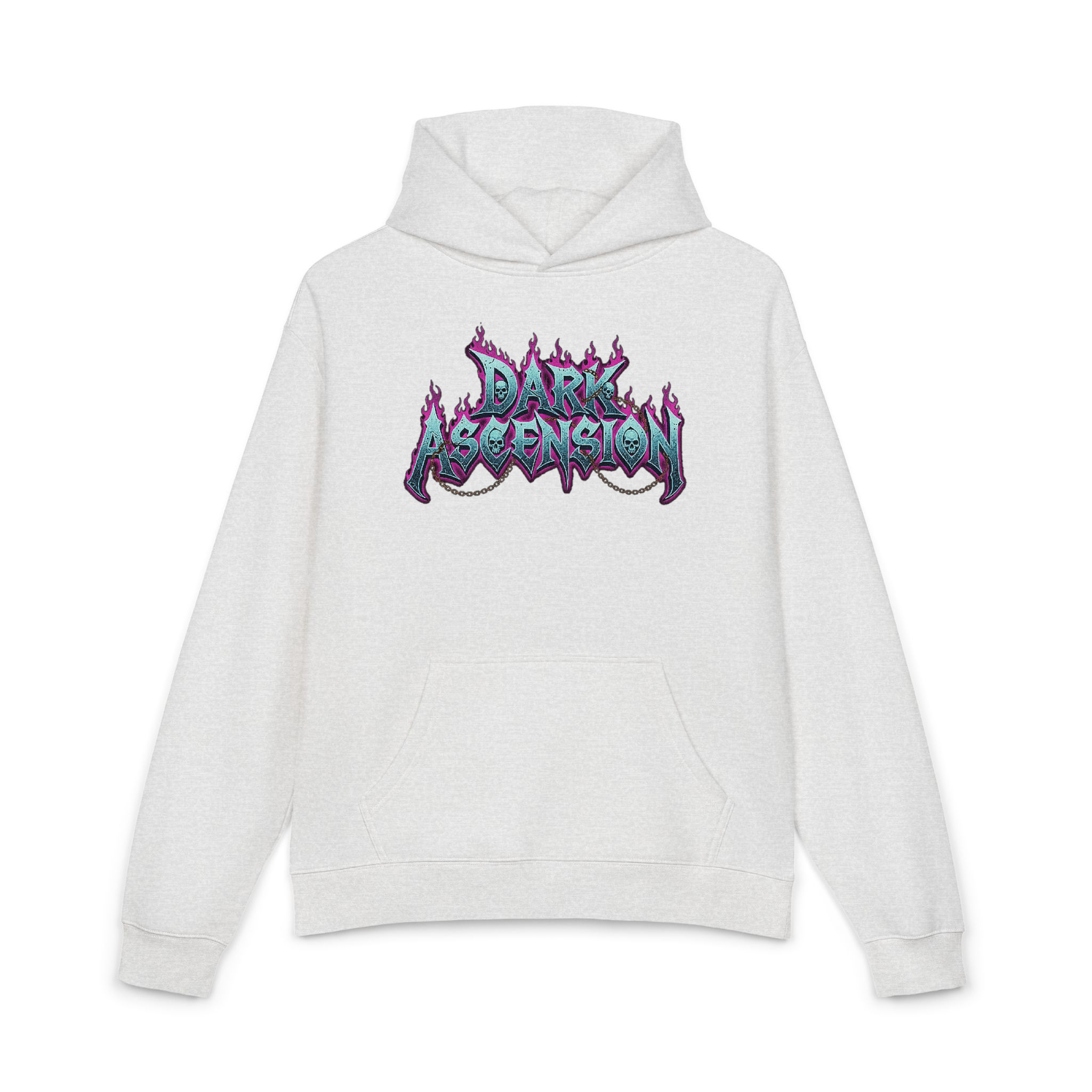 "dark ascension" cotton hoodie