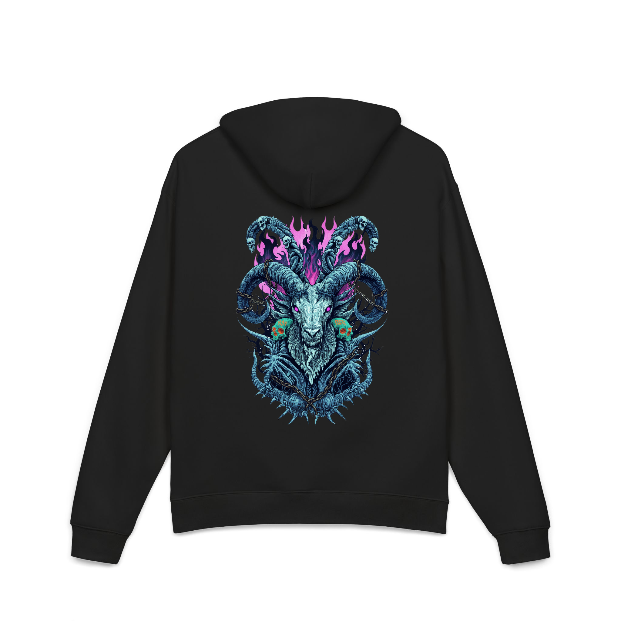 "dark ascension" cotton hoodie