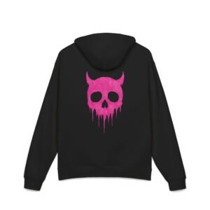 'hell drip" cotton hoodie