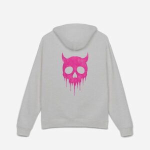 'hell drip" cotton hoodie