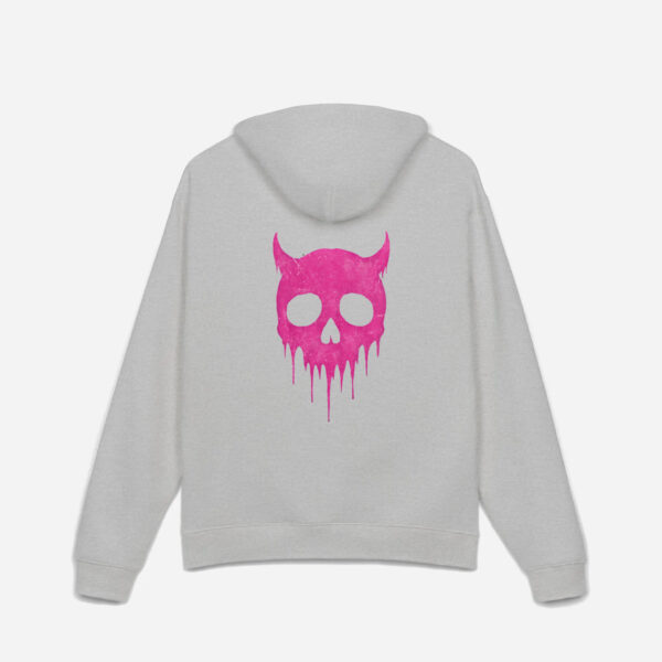 'hell drip" cotton hoodie