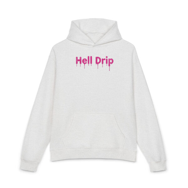'hell drip" cotton hoodie