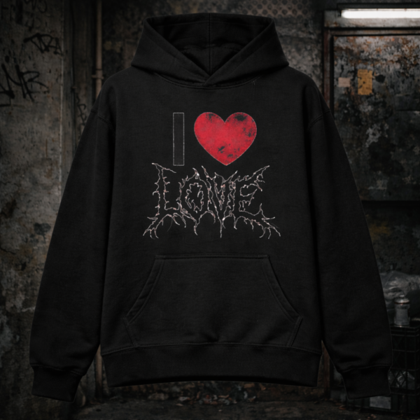 "i ♡ love" hoodie