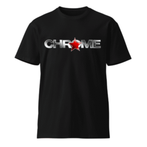 "chrome" cotton tee