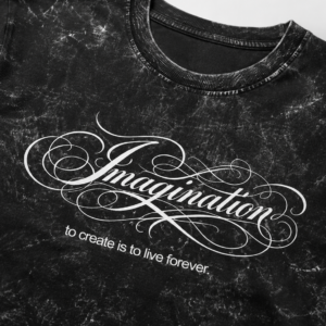 imagination acid washed oversized tee
