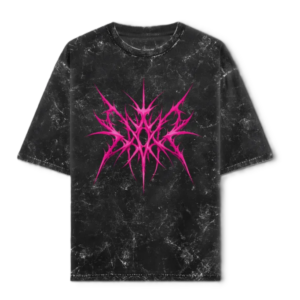 unisex acid washed oversized tee