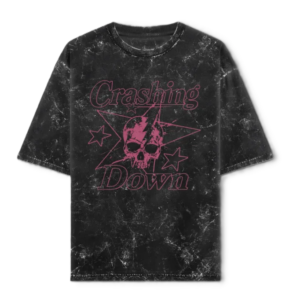 unisex acid washed oversized tee