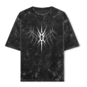 unisex acid washed oversized tee