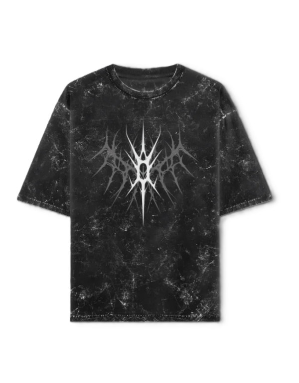 unisex acid washed oversized tee