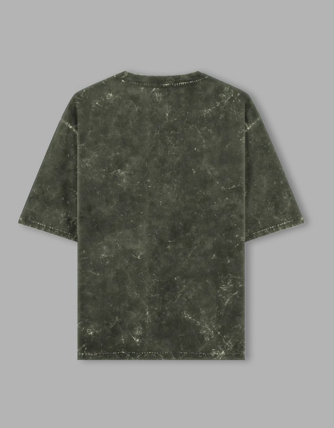 unisex acid washed oversized tee