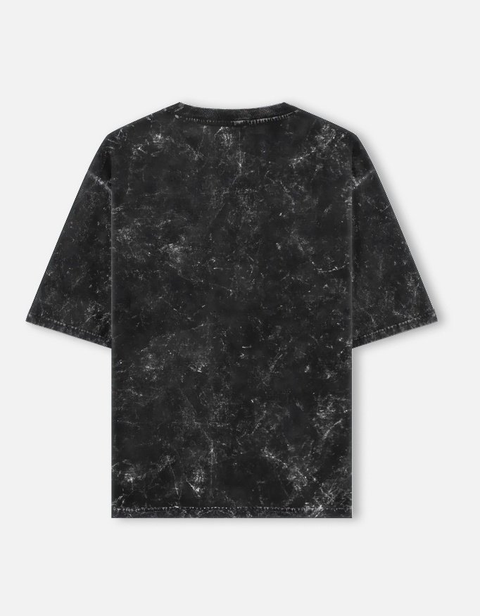 unisex acid washed oversized tee
